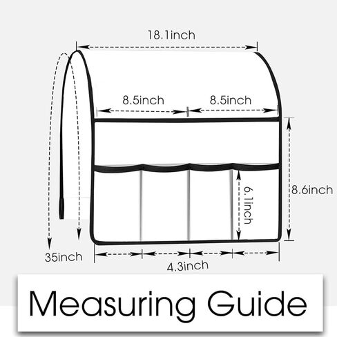 Joywell حامل جهاز التحكم عن بعد للأريكة ومسند الذراعين وحامل كرسي الذراع، وغطاء كرسي بذراعين سميك من الكتان للأريكة مع 6 جيوب للمجلة والكمبيوتر اللوحي والهاتف والآيباد، رمادي فاتح in Kuwait