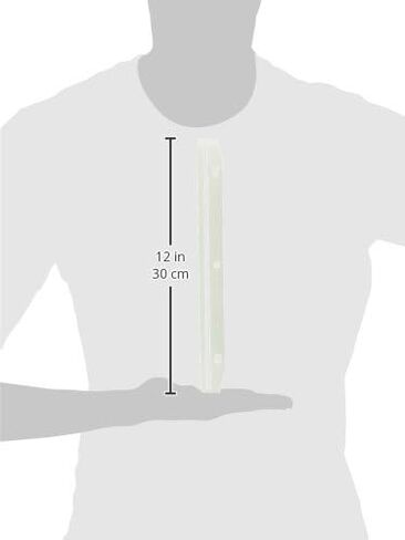 Rubbermaid FBA_RUBT02802 Magazine Holder for Binders 3-Hole Punched, White in Saudi Arabia