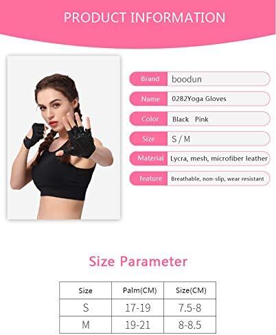 Anser 7150282 Woman Half Finger Girl Short Fingerless Gloves for Indoor Yoga Gym Fitness Body Building Training in Saudi Arabia