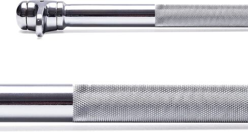 AmStaff 48 بوصة مستقيم Ez Curl شريط سحب للأسفل مع خطاف مزدوج دوار لآلات الكابلات ذات البكرة المزدوجة، ملحق متعدد الأغراض للمدرب الوظيفي in Saudi Arabia