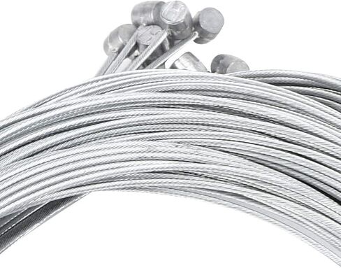 Electric Brake Cable, 20PCS Metal 2.5M Length 1.6mm Thick Electric Bike Rear Cable Core Brake Line Bike Cycling Accessory for MTB, Electric and Disc Brake in Saudi Arabia