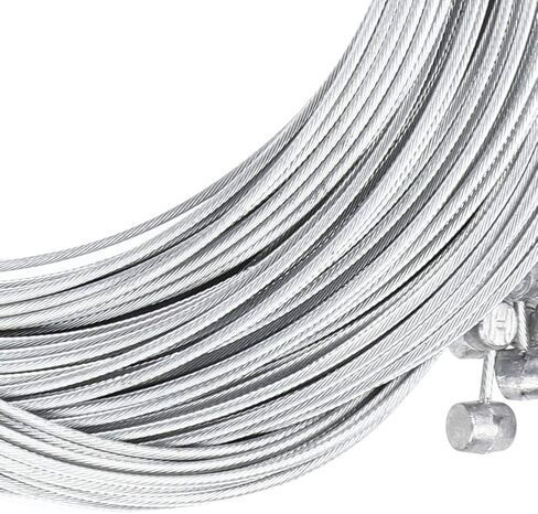 Electric Brake Cable, 20PCS Metal 2.5M Length 1.6mm Thick Electric Bike Rear Cable Core Brake Line Bike Cycling Accessory for MTB, Electric and Disc Brake in Saudi Arabia