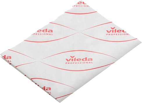 Vileda Professional - MicronSolo Single-use Microfiber Cloth White, Cleans Dirty Surfaces, Removes Grease and Fatty Dirt, Practical and Versatile in Saudi Arabia