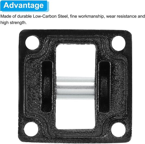 PATIKIL 63x63x32mm Air Cylinder Pneumatic Rod Pivot Clevis Mounting Bracket, Black in Saudi Arabia