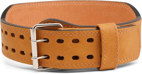 Weight Lifting Belt Gym Fitness, Padded Cowhide Leather Weightlifting Belt, Functional Powerlifting Belt Adjustable Weightlifting Belt in Kuwait