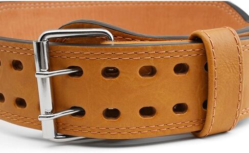 Weight Lifting Belt Gym Fitness, Padded Cowhide Leather Weightlifting Belt, Functional Powerlifting Belt Adjustable Weightlifting Belt in Kuwait