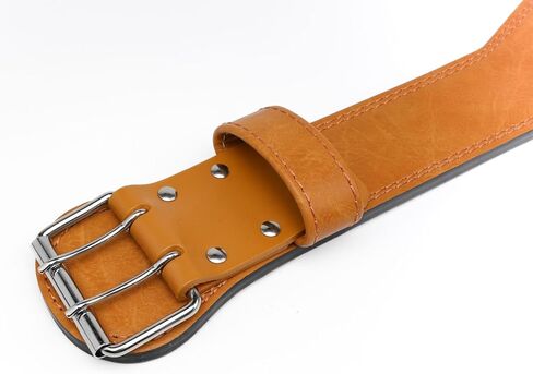 Weight Lifting Belt Gym Fitness, Padded Cowhide Leather Weightlifting Belt, Functional Powerlifting Belt Adjustable Weightlifting Belt in Kuwait