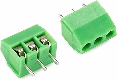 50 قطعة خضراء مقاس 3.5 مم، 3 دبابيس PCB، كتلة طرفية لتركيب Arduino in Kuwait