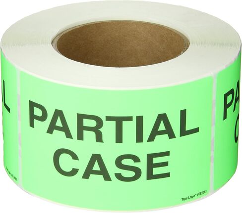 شريط لوجيك Aviditi Tape Logic 3 × 5 بوصة، "حالة جزئية" ملصق أخضر فلوري، للشحن والمناولة والتعبئة والنقل (لفة واحدة من 500 ملصق) in Saudi Arabia