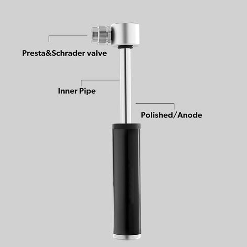 Pump,Mini Bike Pump,Portable High Pressure Aluminum Alloy Valve Tire Pump Fast Tyre Inflation for Road, Mountain Road Bike, Football, Basketball, Volleyball, Tire in Saudi Arabia