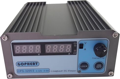 GOPHERT CPS-3205II 0-32V 0-5A Portable Adjustable AC to DC Variable Switching Power Supply AC DC Converter 110V/220V switchable Great for Provide Constant Voltage or Current Supply. in Saudi Arabia