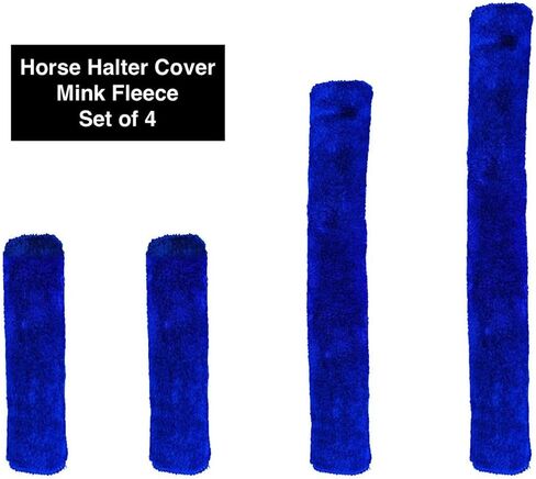 Majestic Ally horse Halter Fleece Set -Full, Set of 09 (Crown, Noseband, Cheeks, Chin, Neck Pieces) and Set of 4 (Crown, Noseband, Cheeks), Multiple Colors in Saudi Arabia