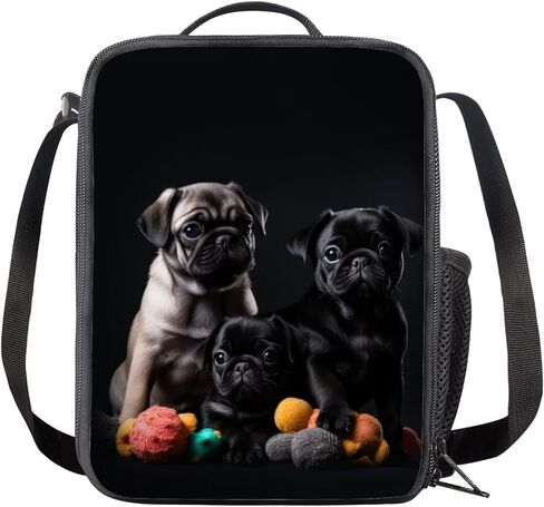 حقيبة غداء لطيفة على شكل جرو هاسكي، حقيبة تبريد مدرسية معزولة وقابلة للغسل in Kuwait