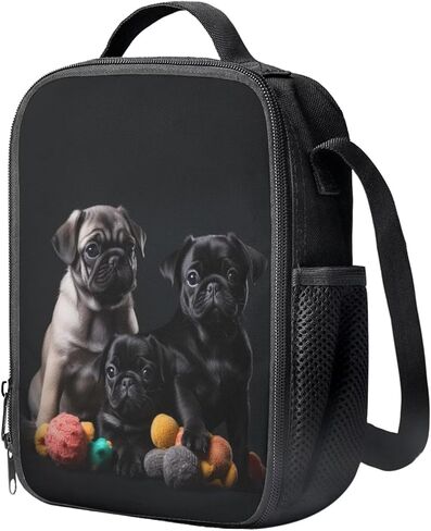 حقيبة غداء لطيفة على شكل جرو هاسكي، حقيبة تبريد مدرسية معزولة وقابلة للغسل in Kuwait