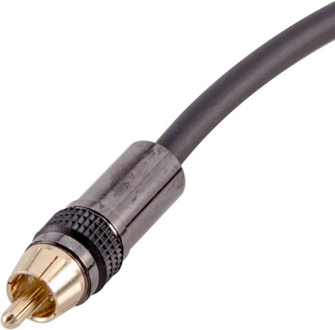 كابل تصحيح صوتي ممتاز بطول 2 قدم XLR أنثى إلى RCA ذكر - 16 مقياس (SARCXLF-2Black) in Saudi Arabia