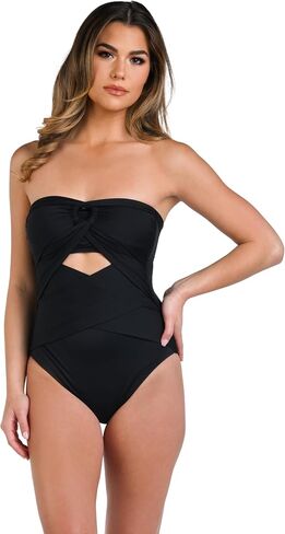 La Blanca Women's Island Goddess Halter One Piece Swimsuit in Kuwait