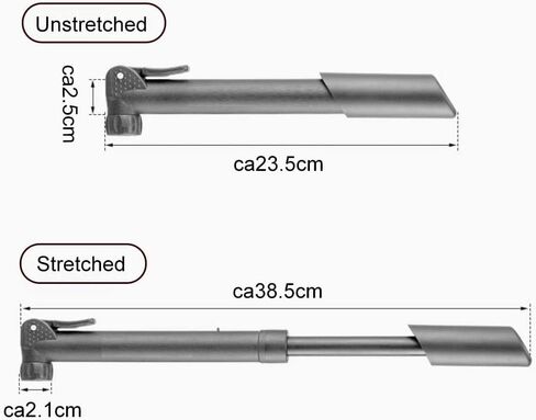 Mini Bike Pump,80 PSI Portable Adjustable Bicycle Pump with Presta and Schrader Valve for Road BMX and Mountain Bike Tires in Kuwait