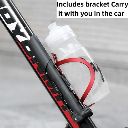 Mini Bike Pump,80 PSI Portable Adjustable Bicycle Pump with Presta and Schrader Valve for Road BMX and Mountain Bike Tires in Kuwait