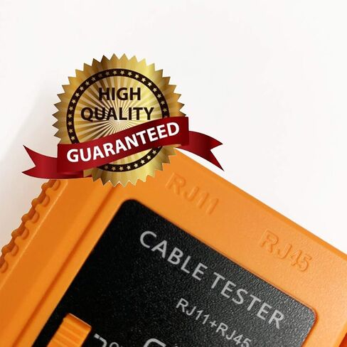 RJ45 Cable Tester - Network Cable Tester for LAN Phone RJ45 RJ11 RJ12 Cat5 Cat5e Cat6 Cat6a Cat7 UTP/Shield Cable - Automatic Operation, Remote Testing - Durable and Sturdy in Saudi Arabia