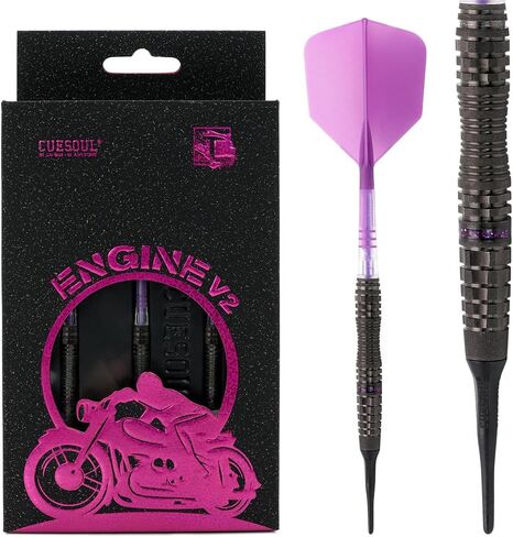 محرك CUESOUL 18/19/20/21g طرف ناعم 90% مجموعة سهام التنغستن مع طلاء زيتي نهائي وتوحيد ROST T19 CARBON Flight in Kuwait