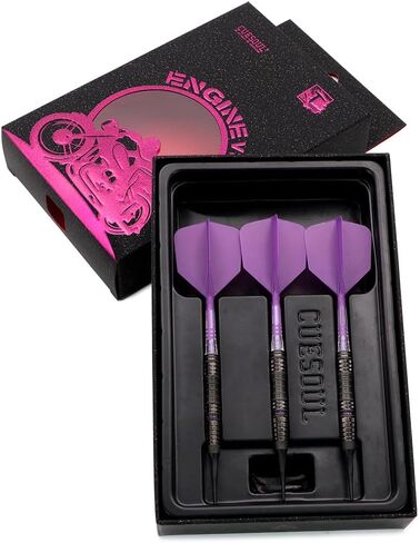 محرك CUESOUL 18/19/20/21g طرف ناعم 90% مجموعة سهام التنغستن مع طلاء زيتي نهائي وتوحيد ROST T19 CARBON Flight in Kuwait