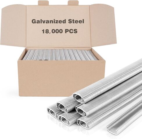 SC760 16 مقياس 1/2 بوصة تاج داخلي 5/8 بوصة تاج خارجي مجلفن C حلقة ستابلز 18,000 قطعة/صندوق، حلقات C لمسدس حلقة الخنزير كماشة حلقة C in Kuwait