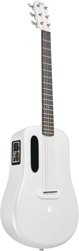 Lava Music ME 3 38" Touchscreen Acoustic Electric SmartGuitar with Gig Bag (White) in Kuwait