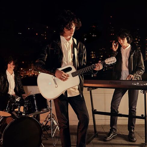 Lava Music ME 3 38" Touchscreen Acoustic Electric SmartGuitar with Gig Bag (White) in Kuwait