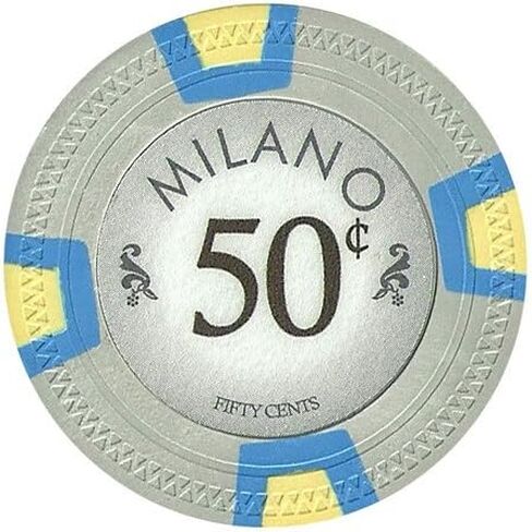Milano Poker Chips by Claysmith Gaming. Casino Quality Clay Poker Chips in Sets of 25 in Saudi Arabia