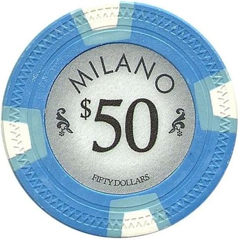 Milano Poker Chips by Claysmith Gaming. Casino Quality Clay Poker Chips in Sets of 25 in Saudi Arabia