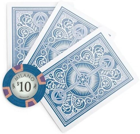 Milano Poker Chips by Claysmith Gaming. Casino Quality Clay Poker Chips in Sets of 25 in Saudi Arabia
