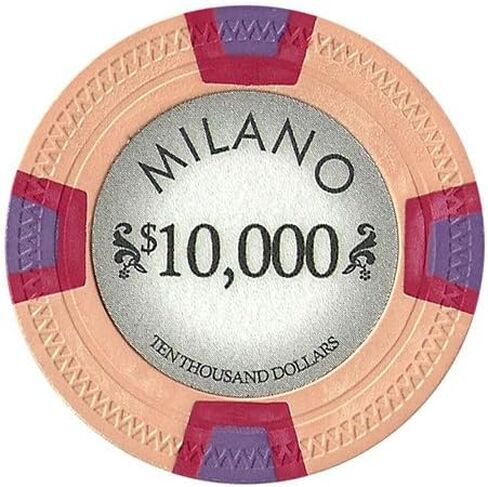 Milano Poker Chips by Claysmith Gaming. Casino Quality Clay Poker Chips in Sets of 25 in Saudi Arabia