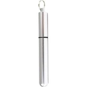 Silver Metal Portable Toothpick Holder Pocket Toothpick Holder Aluminum Waterproof Case Toothpick Container for Outdoor,Kitchen Accessories,86 * 11mm，Toothpick Holders