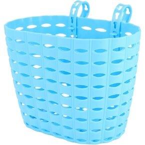 Garneck Kids Bike Basket Bicycle Front Handlebar Basket Small Kids Bicycle Basket for Chirlden Gift DIY Sets (Orange)