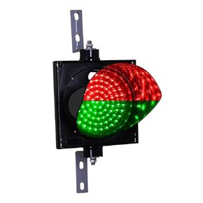 Signaworks LED Traffic Stop Light 1 Light X/Arrow 8 Inch Diameter and Industrial Loading Dock Bay Light, Indicator Light 85-265VAC (Power Cord and Controls NOT Included)