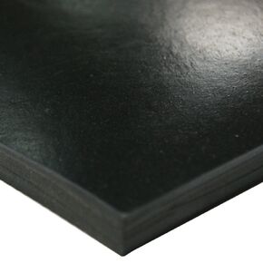 Small Parts 32-006-750-002-036 Styrene-Butadiene Sheet, Black, 0.75" Thick, 2" Width, 36" Length, 65A Durometer