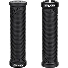Funn Hilt JR Mountain Bike Handlebar Grips with Single Lock On Clamp, Bicycle Handlebar Locking Grips with 19 mm Inner Diameter, Short Bicycle Grips for Youth, Girls and Boys