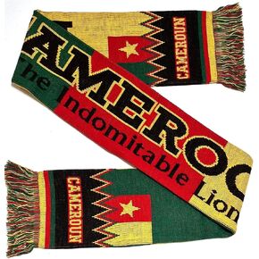Cameroon Soccer Knit Scarf