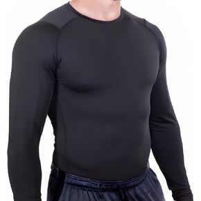 Core Tight Pro Men's Long Sleeve Compression Shirt Athletic Base Layer for Performance Workouts