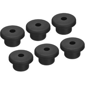 MECCANIXITY Rubber Grommet Mount Dia 5/8" (16mm) Round T Type for Organizing and Protecting Cord Pack of 6