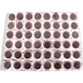 Bike Tire Patches 48pcs Round 25mm Diameter Bike Tire Patches Cycling Bike Tire Tyre Inner Tube Puncture Repair Tool