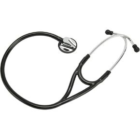Cardiology Stethoscope, Professional Single Head Stethoscope Stethoscope for Nurses and Doctors Black