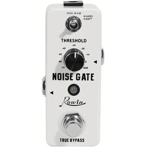 Rowin Noise Gate Pedal - Dual Mode Noise Suppression Pedal for Pure Sound, Guitar Noise Killer Noise Gate Suppressor Effect Pedal LEF-319