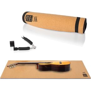 Guitar Work Large Mat 41.4"x17.7" String Instruments Luthier Tool - Complete with 3 in 1 Maintenance Tool