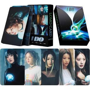 (G) I-DLE Photo Cards 55pcs (G) I-DLE I DO Photocard KPOP GIDLE LOMO Cards GIDLE I DO Photocard Gift for Fans Daughter (G) I-DLE Merch