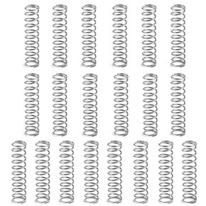 Compression Springs 304 Stainless Steel Spring Coil Extended for Motor Equipment and Household Appliances 10mm OD 50mm Long Wire Diameter 0.8mm 20 PCS