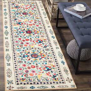 Boho Non Slip Runner Rug with Rubber Backing, Carpet Runners for Hallway 2'3"x 6ft, Ruggable Washable Rug Runner for Kitchen, Entryway, Living Room