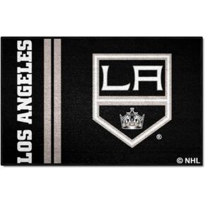 FANMATS 19265 Los Angeles Kings Starter Mat Accent Rug - 19in. x 30in. | Sports Fan Home Decor Rug and Tailgating Mat Uniform Design