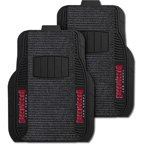 FANMATS NFL - Tampa Bay Buccaneers 2 Piece Deluxe Car Mat Set, 17"x27"