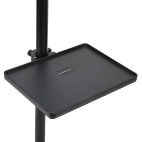 Universal Microphone Stand Tray, Live Broadcast Microphone Mic Rack Stand Tray, Utility Shelf Music Stand Tray for Music Sheet, Live, Stage, Karaoke, Recording